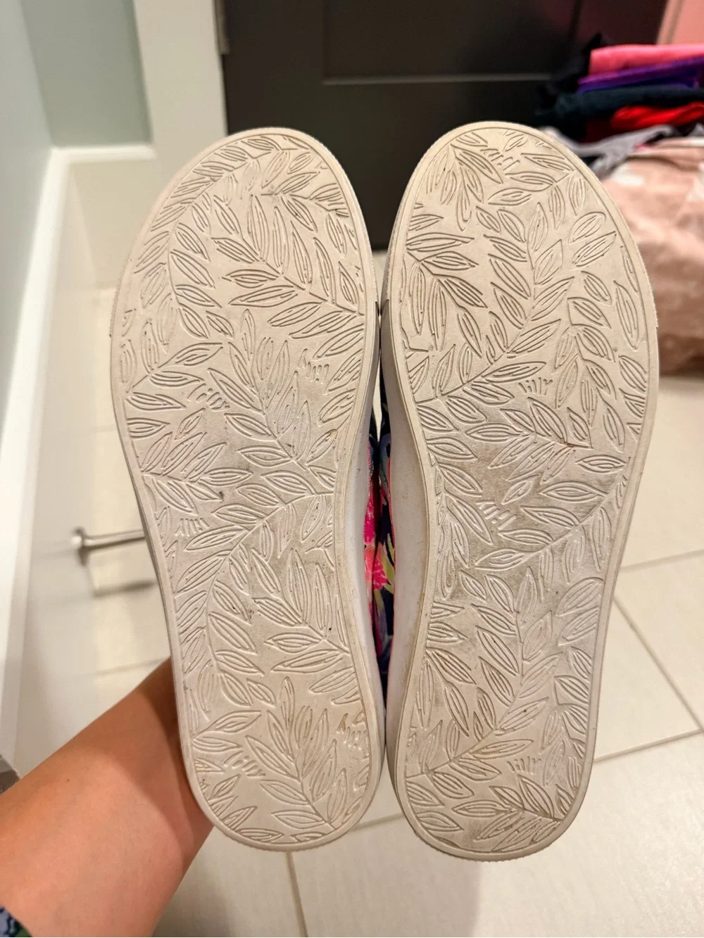 Floral Slip-On Canvas Lilly Pulitzer Julie Sneakers - 7.5